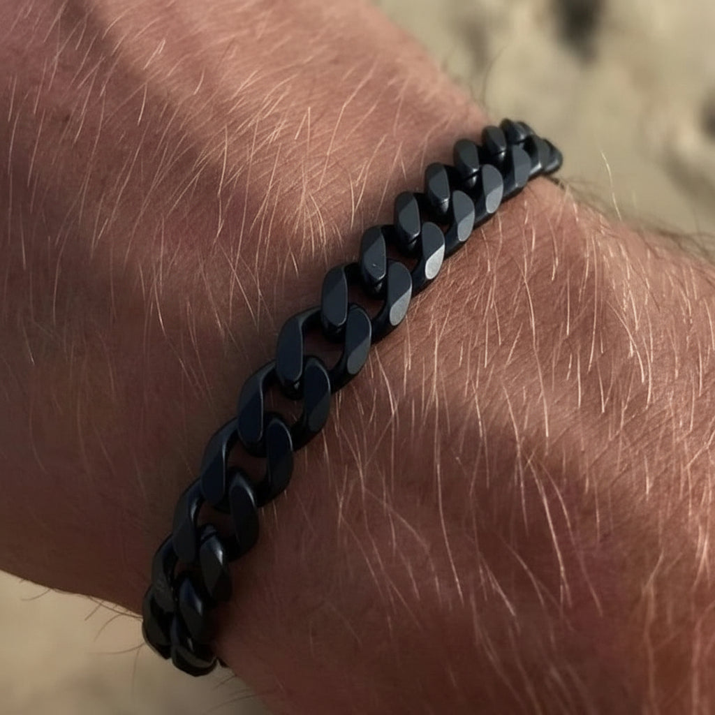 3-11Mm Chunky Miami Curb Chain Bracelet for Men, Stainless Steel Cuban Link Chain Wristband Classic Punk Heavy Male Jewelry